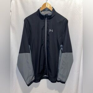 2/60$‎ UNDER ARMOUR gray and black windbreaker Jacket size medium